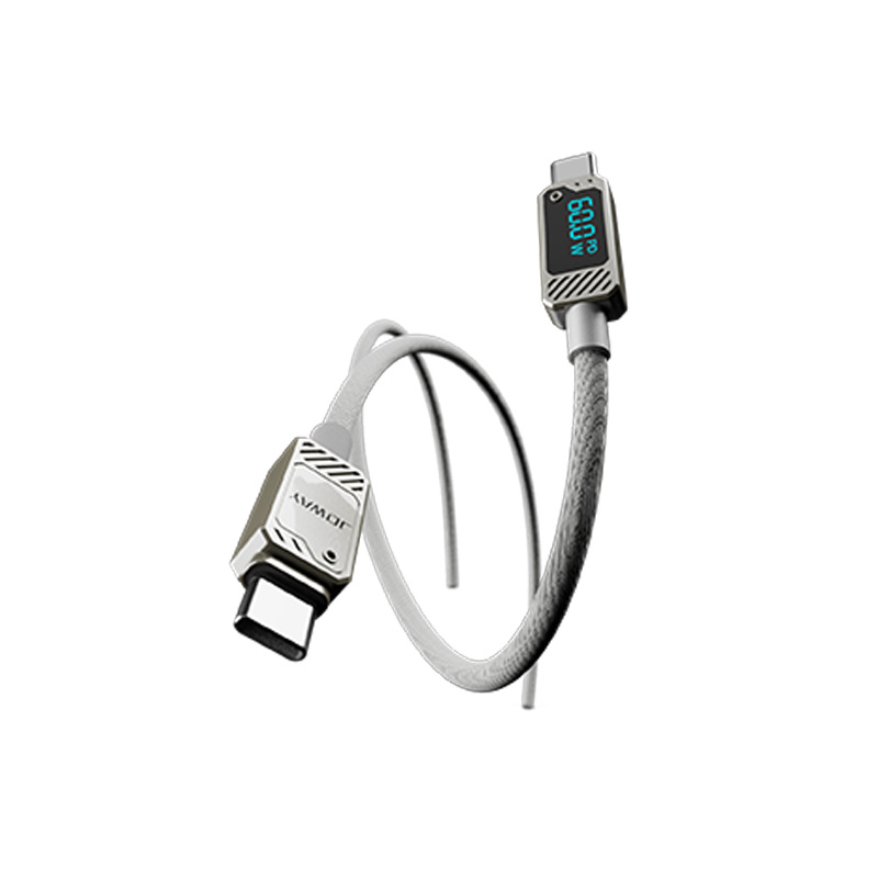 CC016 60W机甲锌合金数显数据线_数据线_深圳市优德88电源有限公司