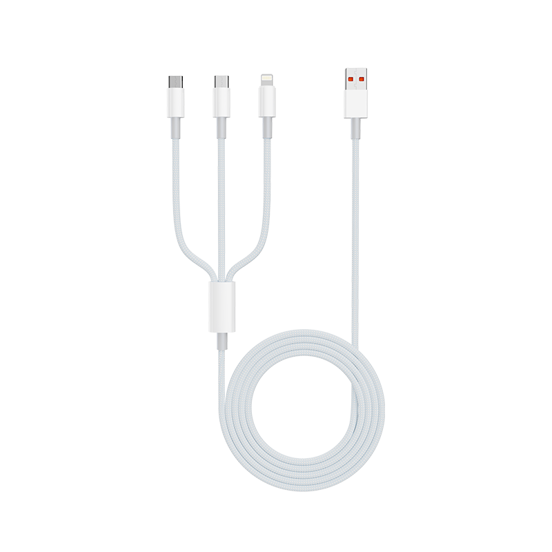 Li198 一拖三编织快充线_待上市新品_深圳市优德88电源有限公司