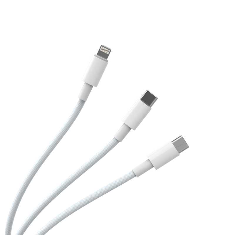 Li198 一拖三编织快充线_待上市新品_深圳市优德88电源有限公司