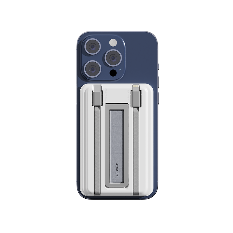 JP511S 五合一磁吸支架带线移动电源_待上市新品_深圳市优德88电源有限公司