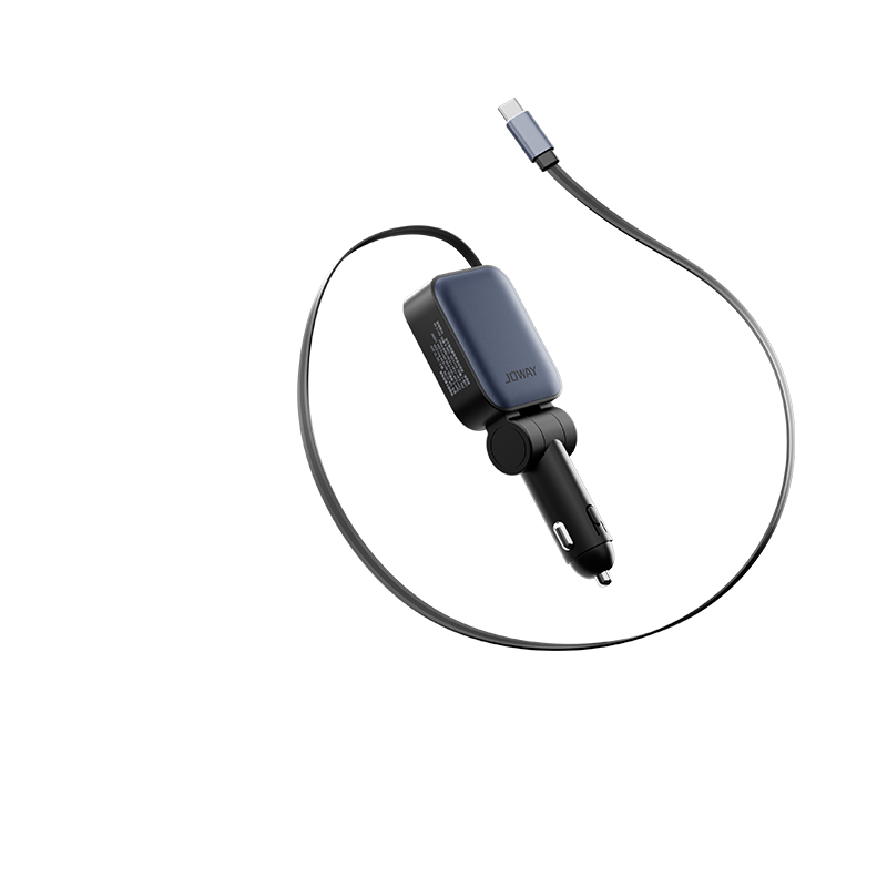 JC198 伸缩线车载充电器_充电器_深圳市优德88电源有限公司